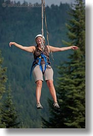 activities, america, clothes, hats, helmets, idaho, nature, north america, plants, red horse mountain ranch, tony, trees, united states, vertical, zip line, zipline, photograph