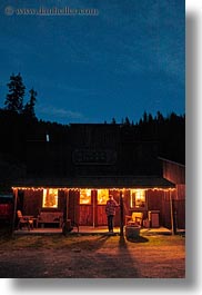 america, idaho, nite, north america, red horse mountain ranch, saloon, slow exposure, united states, vertical, photograph