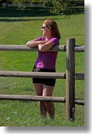 america, emotions, fences, idaho, joan, north america, people, red horse mountain ranch, smiles, united states, vertical, photograph