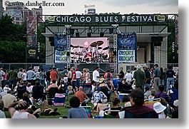 america, blues, blues festival, chicago, crowds, festival, horizontal, illinois, music, north america, people, united states, photograph