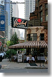 america, buildings, chicago, illinois, north america, pizza, restaurants, rosebud, united states, vertical, photograph