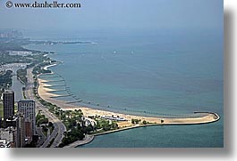 aerials, america, avenue, beaches, chicago, harbor, horizontal, illinois, montrose, north, north america, united states, water, water front, photograph