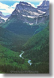 america, glaciers, going to sun road, montana, national parks, north america, scenics, united states, vertical, western united states, western usa, photograph