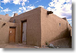 america, desert southwest, horizontal, houses, indian country, new mexico, north america, pueblos, southwest, united states, western usa, photograph