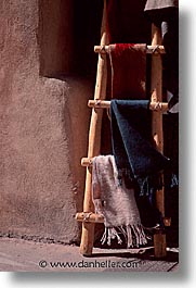 america, cloths, desert southwest, indian country, ladder, new mexico, north america, santa fe, southwest, united states, vertical, western usa, photograph