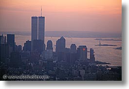 america, cityscapes, dusk, horizontal, new york, new york city, north america, united states, photograph
