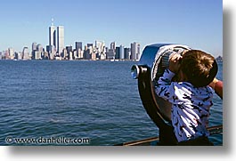 america, cityscapes, horizontal, looking, new york, new york city, north america, out, united states, photograph