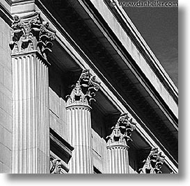 america, black and white, columns, met, museums, new york, new york city, north america, square format, united states, photograph
