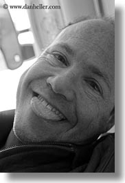america, ashland, black and white, dans, faces, humor, making, men, north america, oregon, people, self-portrait, united states, vertical, photograph