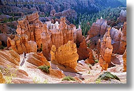america, bryce canyon, canyons, hiking, horizontal, north america, people, scenics, united states, utah, western usa, photograph