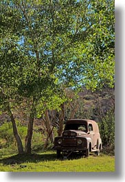 america, cars, miscellaneous, north america, old, united states, utah, vertical, western usa, zion, photograph