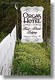 orcas island, orcas, sign, hotel, washington, united states, photograph