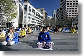 activities, america, buildings, cityscapes, crowds, days, falun, horizontal, north america, pacific northwest, people, protesting, seattle, sitting, structures, united states, washington, western usa, womens, photograph
