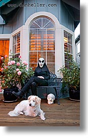 dogs, goul, halloween, homes, personal, slow exposure, vertical, photograph