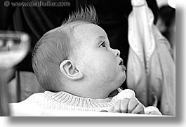 apr, babies, black and white, boys, hair, horizontal, infant, jacks, spiked, photograph