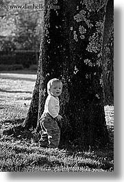 aug, babies, black and white, boys, infant, jacks, oct, trees, vertical, photograph