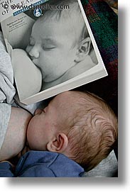 babies, birth, books, boys, breasts, feeding, infant, jacks, nursing, vertical, photograph