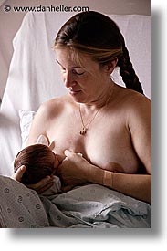 babies, birth, blonds, boys, infant, jacks, jills, nursing, personal, vertical, photograph