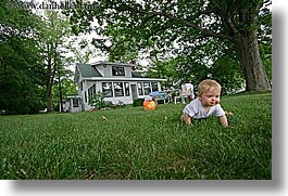 babies, boys, crawling, grass, horizontal, indy june, infant, jacks, lake wawasee, photograph