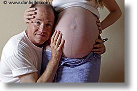 babies, belly, boys, dans, faces, horizontal, infant, jacks, pregnant, womens, photograph