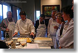 apron, clothes, cooking, cooks, foods, horizontal, johns, men, people, personal, teaching, photograph