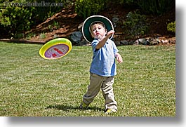 activities, boys, childrens, clothes, frisbee, hats, horizontal, jacks, mothers day, people, personal, throwing, toddlers, photograph