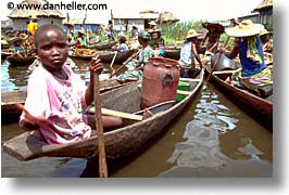 africa, benin, boats, ganvie, horizontal, kid, photograph