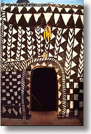 africa, burkina faso, doors, gurunsi, tiebele, vertical, photograph