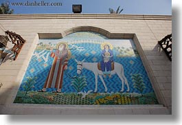 africa, cairo, christian, coptic, egypt, horizontal, mosaics, photograph