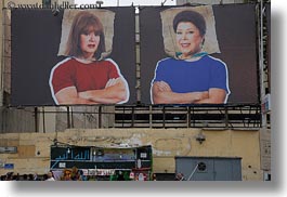 africa, billboards, cairo, coptic, egypt, horizontal, humor, photograph