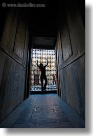 africa, barquk mosque, caged, cairo, doors, egypt, glow, lights, mosques, muslim, religious, vertical, victoria, photograph