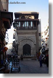 africa, cairo, egypt, narrow, old town, streets, vertical, photograph