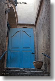 africa, cairo, egypt, old town, pots, stairs, vertical, photograph