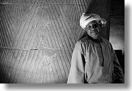 africa, arab, black and white, edfu, egypt, horizontal, men, temples, photograph