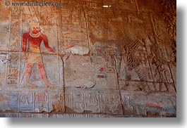 africa, bas reliefs, egypt, horizontal, hyroglyphics, karnak temple, luxor, photograph