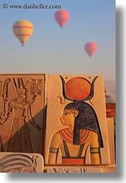 africa, air, balloons, egypt, hot, luxor, mountains, queen, scenics, vertical, photograph