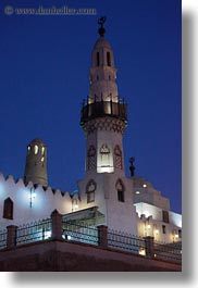africa, egypt, luxor, mosques, nite, temples, vertical, photograph