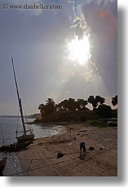 africa, cracked, egypt, rivers, sailboats, sky, vertical, photograph