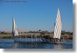 africa, egypt, horizontal, rivers, sailboats, photograph