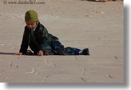 africa, boys, egypt, grounds, horizontal, playing, temple queen hatshepsut, photograph