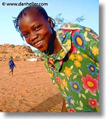 africa, flowers, mali, people, shirts, subsahara, vertical, photograph