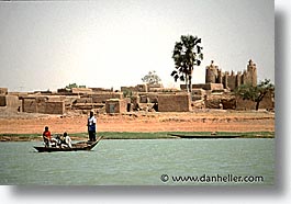 africa, horizontal, mali, mopti, mosques, rivers, subsahara, photograph