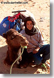 africa, boys, camelkid, camels, desert, morocco, sahara, sand, vertical, photograph