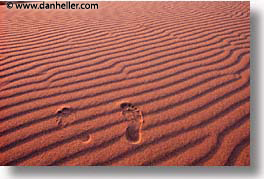 africa, desert, footprints, horizontal, morocco, sahara, sand, photograph