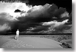 africa, black and white, desert, dunes, horizontal, morocco, sahara, sand, photograph