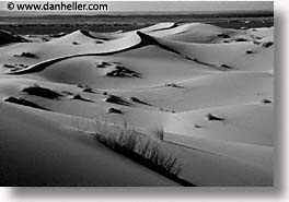 africa, black and white, desert, dunes, horizontal, morocco, sahara, sand, photograph