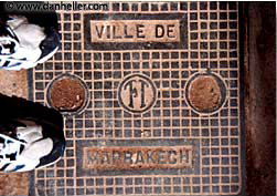 morocco, manhole, marrakech, africa, morocco, manhole, marrakech, africa, photograph