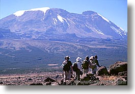 africa, hikers, horizontal, kilimanjaro, tanzania, photograph