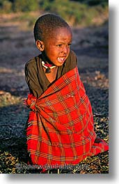 africa, childrens, maasai, tanzania, vertical, photograph