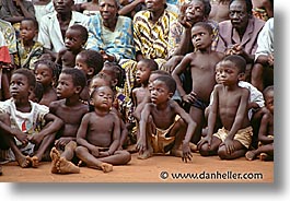 africa, childrens, horizontal, togo, tribes, watching, west africa, photograph